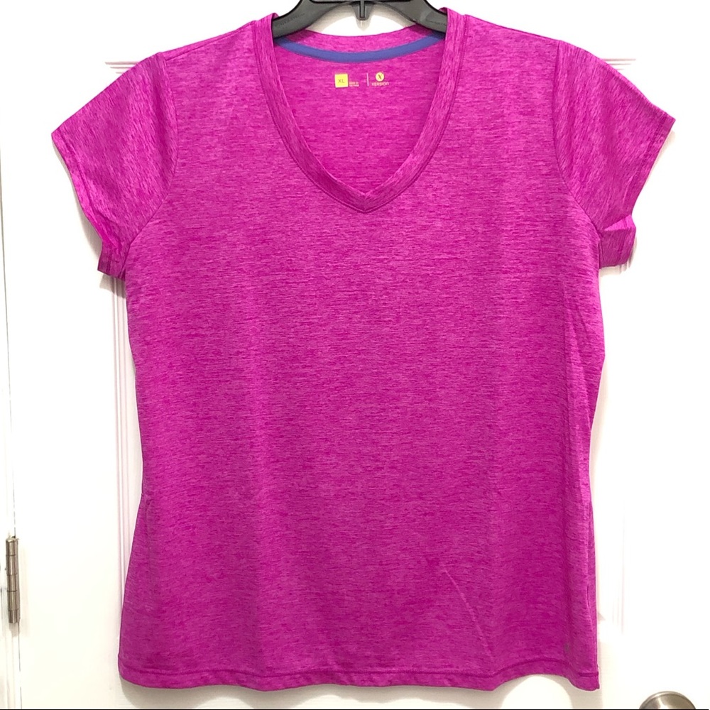 Pink Xersion Performance/Workout T-shirt, Sz XL